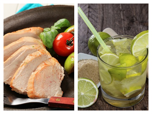 Raffiniertes Party-Menü: Rezept für Putenbraten nach Caipirinha-Art